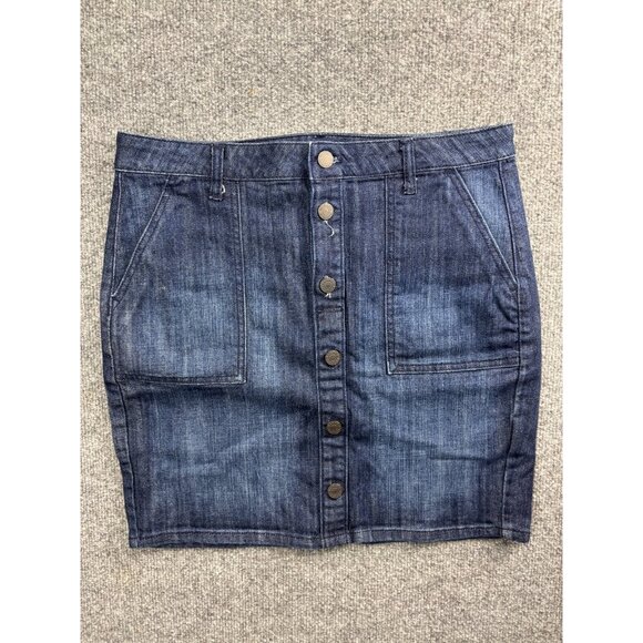 Banana Republic Dresses & Skirts - Banana Republic Jean Skirt Women's 29/8 Button Up Mini Pencil A Line